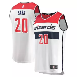 Splendido Lussuoso Alexandre Sarr Washington Wizards Youth Fast Break Replica Player Jersey Association Edition White per i Fan Veri
