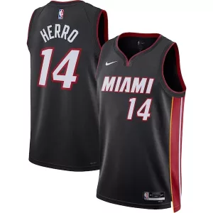 Accattivante Attraente Carino Tyler Herro Miami Heat Nike Unisex Swingman Jersey Icon Edition Black per i Fan Veri