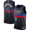 Accattivante Carino Cade Cunningham Detroit Pistons Jordan Brand Unisex Swingman Jersey Statement Edition Black per i Fan Veri
