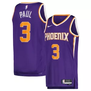 Accattivante Carino Elegante Chris Paul Phoenix Suns Nike Unisex Swingman Jersey Icon Edition Purple/White per i Fan Veri