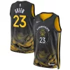 Accattivante Draymond Green Golden State Warriors Nike Unisex 2022/23 Swingman Jersey City Edition Black per i Fan Veri