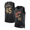 Attraente Donovan Mitchell Cleveland Cavaliers Jordan Brand Unisex Swingman Jersey Statement Edition Black per i Fan Veri