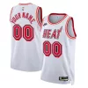 Attraente Miami Heat Nike Unisex 2022/23 Custom Swingman Jersey Classic Edition White per i Fan Veri