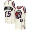 Attraente Pratico Stupendo Vince Carter Toronto Raptors Chainstitch Swingman Jersey Cream per i Fan Veri