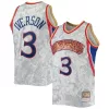 Bellissimo Allen Iverson Philadelphia 76ers Hardwood Classics 1996/97 Lunar New Year Swingman Jersey White per i Fan Veri