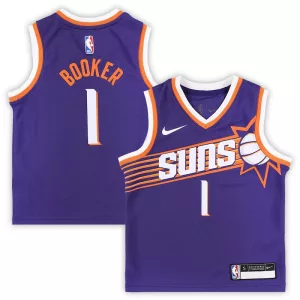 Bellissimo Attraente Moderno Devin Booker Phoenix Suns Nike Preschool Swingman Player Jersey Icon Edition Purple per i Fan Veri