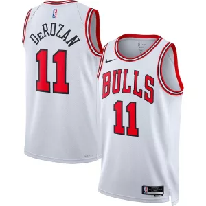 Bellissimo DeMar DeRozan Chicago Bulls Nike Unisex 2022/23 Swingman Player Jersey White Association Edition per i Fan Veri