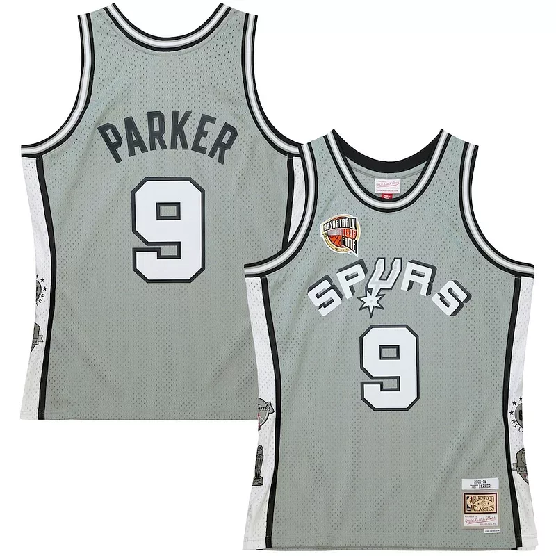 Trendy Tony Parker San Antonio Spurs Unisex Hall of Fame Class of 2023 Throwback Swingman Jersey Gray per i Fan Veri