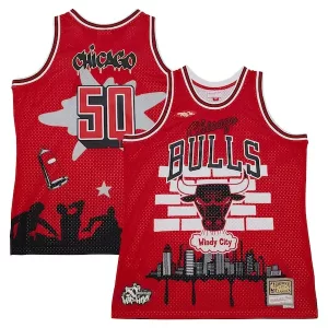 Bellissimo Fantastico Sofisticato Chicago Bulls x Tats Cru Hardwood Classics Fashion Jersey Red per i Fan Veri