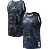 Bellissimo Incantevole Tim Duncan San Antonio Spurs Hardwood Classics 1998/99 Tie Dye Swingman Jersey Black per i Fan Veri