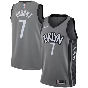 Bellissimo Meraviglioso Kevin Durant Brooklyn Nets Nike 2019/2020 Swingman Jersey Statement Edition Gray per i Fan Veri