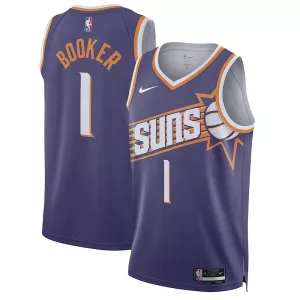 Meraviglioso Devin Booker Phoenix Suns Nike Unisex Swingman Jersey Association Edition Purple per i Fan Veri