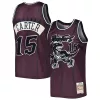Bellissimo Vince Carter Toronto Raptors Hardwood Classics Off Court Swingman Jersey Purple per i Fan Veri