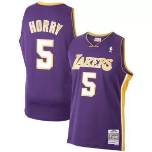 Carino Classico Robert Horry Los Angeles Lakers 1999/00 Hardwood Classics Swingman Jersey Purple per i Fan Veri