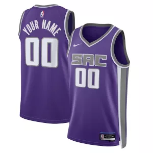 Carino Incantevole Trendy Sacramento Kings Nike Unisex Swingman Custom Jersey Purple Icon Edition per i Fan Veri
