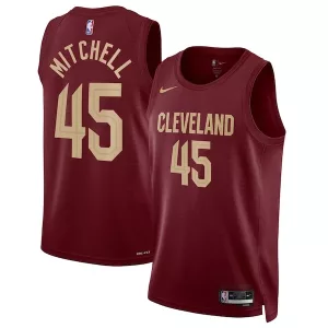 Carino Pratico Donovan Mitchell Cleveland Cavaliers Nike Unisex Swingman Jersey Icon Edition Wine/White per i Fan Veri
