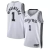 Carino Victor Wembanyama San Antonio Spurs Nike Unisex Swingman Jersey Association Edition White per i Fan Veri