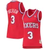 Classico Allen Iverson Philadelphia 76ers Women's 2002/03 Hardwood Classics Swingman Jersey Red per i Fan Veri