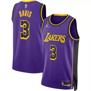 Classico Attraente Anthony Davis Los Angeles Lakers Jordan Brand Unisex Swingman Jersey Statement Edition Purple per i Fan Veri