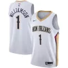 Classico Comodo Elegante Zion Williamson New Orleans Pelicans Nike 2019/2020 Swingman Jersey Association Edition White/Navy per i Fan Veri