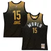 Classico Incantevole Nikola Jokic Team World 2016 Hardwood Classics Rising Stars Swingman Jersey Black per i Fan Veri
