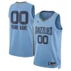 Classico Memphis Grizzlies Jordan Brand Unisex 2022/23 Swingman Custom Jersey Statement Edition Blue per i Fan Veri