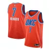 Classico Meraviglioso Fascinante Chet Holmgren Oklahoma City Thunder Jordan Brand Unisex Swingman Jersey Statement Edition Orange per i Fan Veri