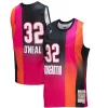 Comodo Cool Shaquille O'Neal Miami Heat 2005/06 Hardwood Classics Fadeaway Swingman Player Jersey Pink/Black per i Fan Veri