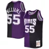 Comodo Eccezionale Jason Williams Sacramento Kings Hardwood Classics 2000/01 Split Swingman Jersey Purple/Black per i Fan Veri