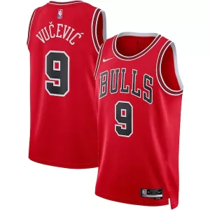 Comodo Elegante Moderno Nikola Vucevic Chicago Bulls Nike Unisex Swingman Jersey Icon Edition Red per i Fan Veri