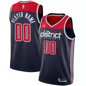 Comodo Elegante Washington Wizards Jordan Brand Swingman Custom Jersey Statement Edition Navy per i Fan Veri