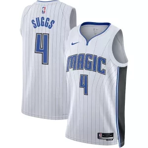 Comodo Gorgeous Bellissimo Jalen Suggs Orlando Magic Nike Unisex Swingman Jersey Association Edition White/Black per i Fan Veri