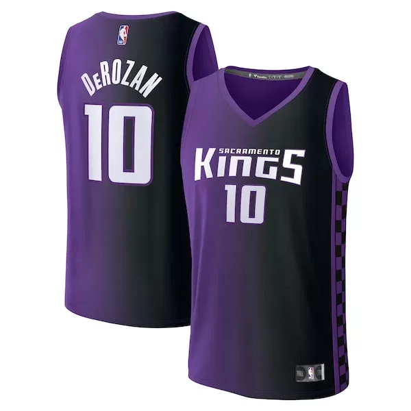 Comodo Magnifico DeMar DeRozan Sacramento Kings Youth Fast Break Replica Player Jersey Statement Edition Purple per i Fan Veri