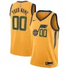 Comodo Meraviglioso Utah Jazz Nike Swingman Custom Jersey Statement Edition Gold per i Fan Veri