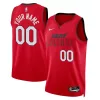 Comodo Miami Heat Nike Unisex 2024/25 Custom Swingman Jersey City Edition Red per i Fan Veri