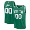 Moderno Sofisticato Boston Celtics Fast Break Custom Jersey Icon Edition Kelly Green/White/Black per i Fan Veri