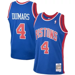 Comodo Moderno Classico Joe Dumars Detroit Pistons 1988/89 Hardwood Classics Swingman Jersey Blue per i Fan Veri