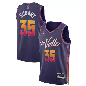 Comodo Ottimo Kevin Durant Phoenix Suns Nike Unisex 2023/24 Swingman Jersey Purple City Edition per i Fan Veri