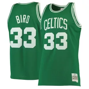 Stupendo Gorgeous Larry Bird Boston Celtics Hardwood Classics Swingman Jersey Kelly Green/White per i Fan Veri