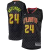 Comodo Raffinato Kent Bazemore Atlanta Hawks adidas Swingman Jersey Charcoal per i Fan Veri