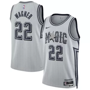 Comodo Resistente Fantastico Franz Wagner Orlando Magic Nike Unisex 2024/25 Swingman Player Jersey City Edition Silver per i Fan Veri