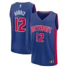 Trendy Tobias Harris Detroit Pistons Fast Break Replica Player Jersey Icon Edition Blue per i Fan Veri