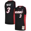 Cool Dwyane Wade Miami Heat 2012/13 Hardwood Classics Swingman Jersey Black per i Fan Veri