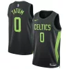 Cool Fascinante Jayson Tatum Boston Celtics Nike Unisex 2024/25 Swingman Player Jersey City Edition Black per i Fan Veri