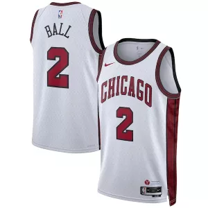 Cool Pratico Lonzo Ball Chicago Bulls Nike Unisex 2022/23 Swingman Jersey City Edition White per i Fan Veri