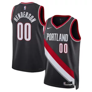 Prestigioso Sofisticato Gorgeous Scoot Henderson Portland Trail Blazers Nike Unisex 2023 NBA Draft Swingman Jersey Icon Edition Black per i Fan Veri
