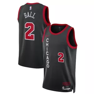 Delizioso Bellissimo Trendy Lonzo Ball Chicago Bulls Nike Unisex 2023/24 Swingman Jersey Black City Edition per i Fan Veri