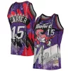 Delizioso Duraturo Sofisticato Vince Carter Toronto Raptors Hardwood Classics 1998/99 Hyper Hoops Swingman Jersey Purple per i Fan Veri