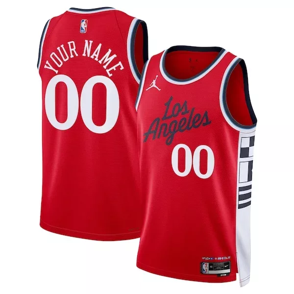Delizioso Fantastico Raffinato LA Clippers Jordan Brand Unisex 2024/25 Custom Swingman Jersey Statement Edition Red per i Fan Veri