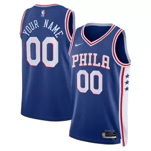 Delizioso Meraviglioso Robusto Philadelphia 76ers Nike Unisex 2022/23 Swingman Custom Jersey Royal Icon Edition per i Fan Veri